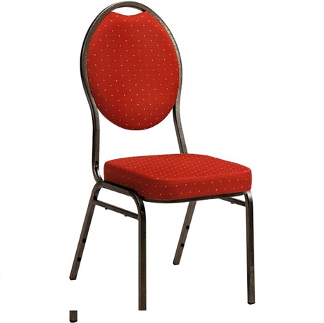 Bankett stol Röd/Grå